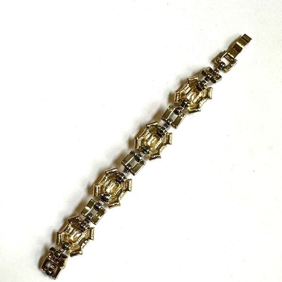 Ann Taylor Gold Tone Crystal Bracelet - Picture 3 of 9